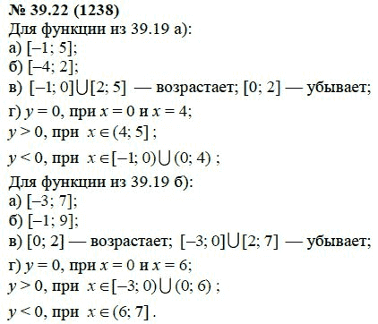 Ответ к задаче № 39.22 (1238) - А.Г. Мордкович, гдз по алгебре 7 класс